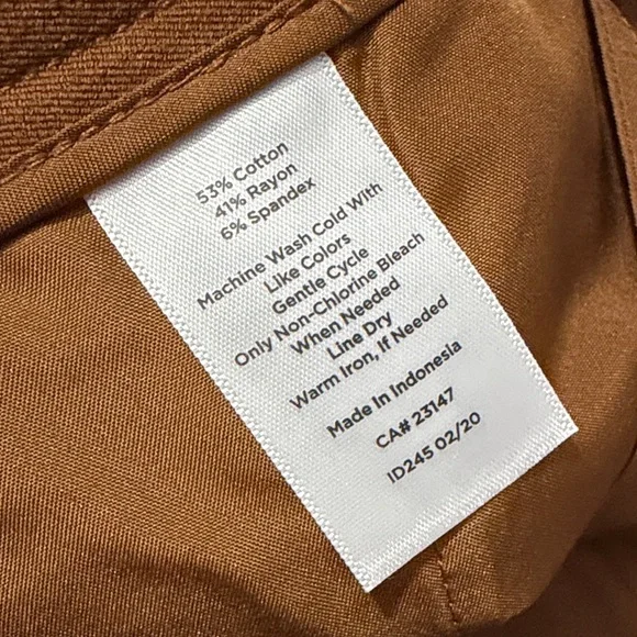 Talbots Women’s Newport Pants Trouser Leg Size 8P NWT - Picture 10 of 10